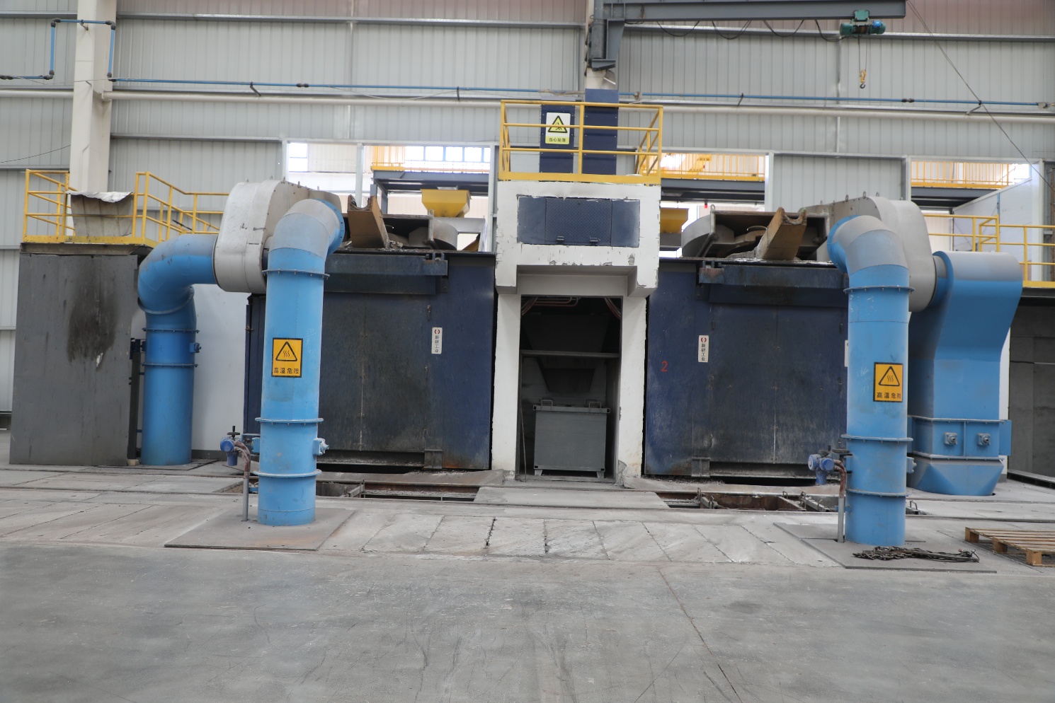 5-ton dual induction furnace system